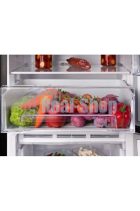 Холодильник Nordfrost NRB 131 B черный двухкамерный 170/100 л морозилка снизу, капельная система