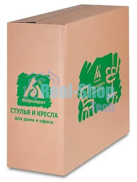 Кресло детское Бюрократ KD-4 синий космопузики крестовина пластик