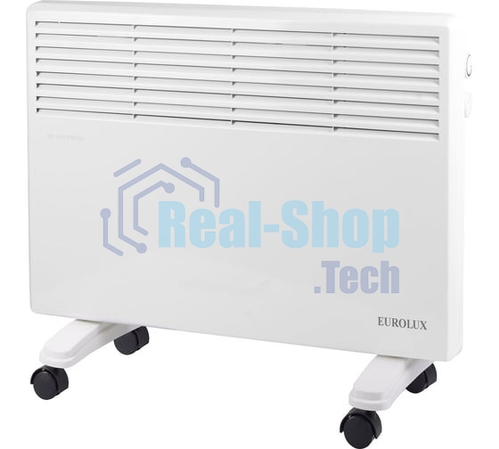 Конвектор Eurolux ОК-EU-1500, белый, 1500 Вт, 15 м2, термостат