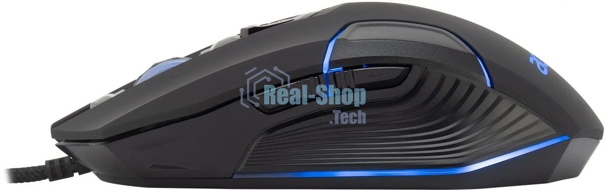Мышь проводная Acer OMW170 черный, 3200 dpi, USB, кнопки - 6