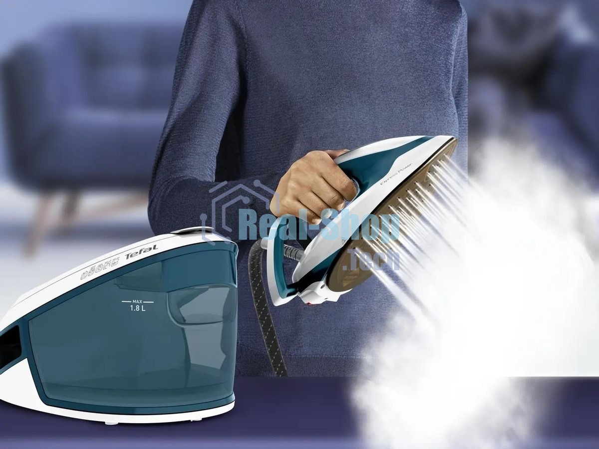 Парогенератор Tefal Express Power SV8111E0, синий / белый