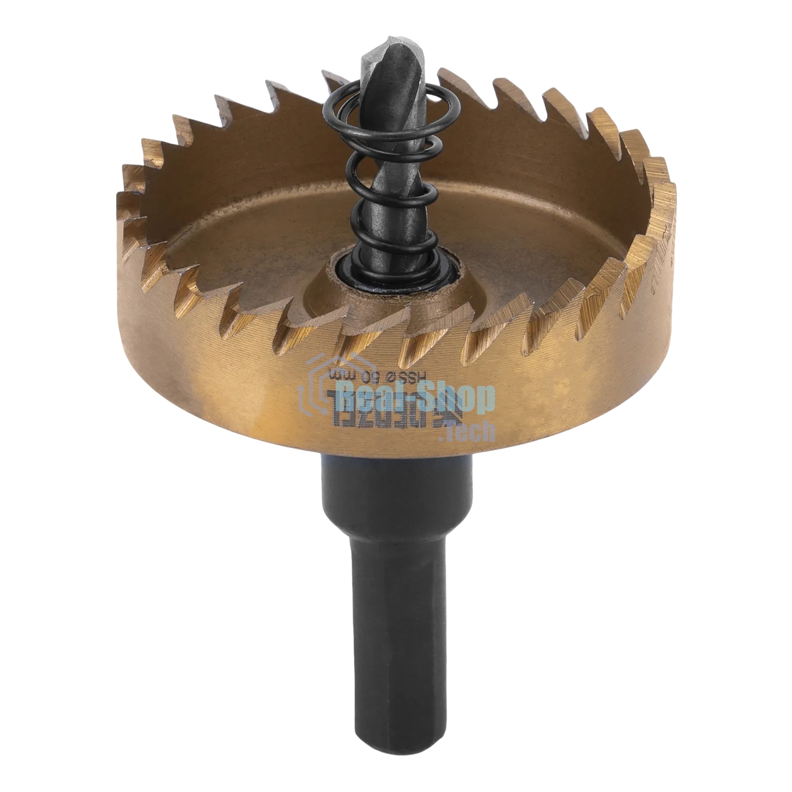 Коронка по металлу Denzel HSS, 50 мм, нитридтитановое покрытие