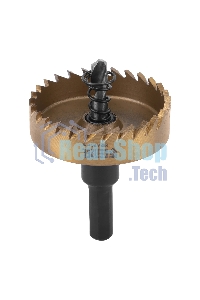 Коронка по металлу Denzel HSS, 50 мм, нитридтитановое покрытие