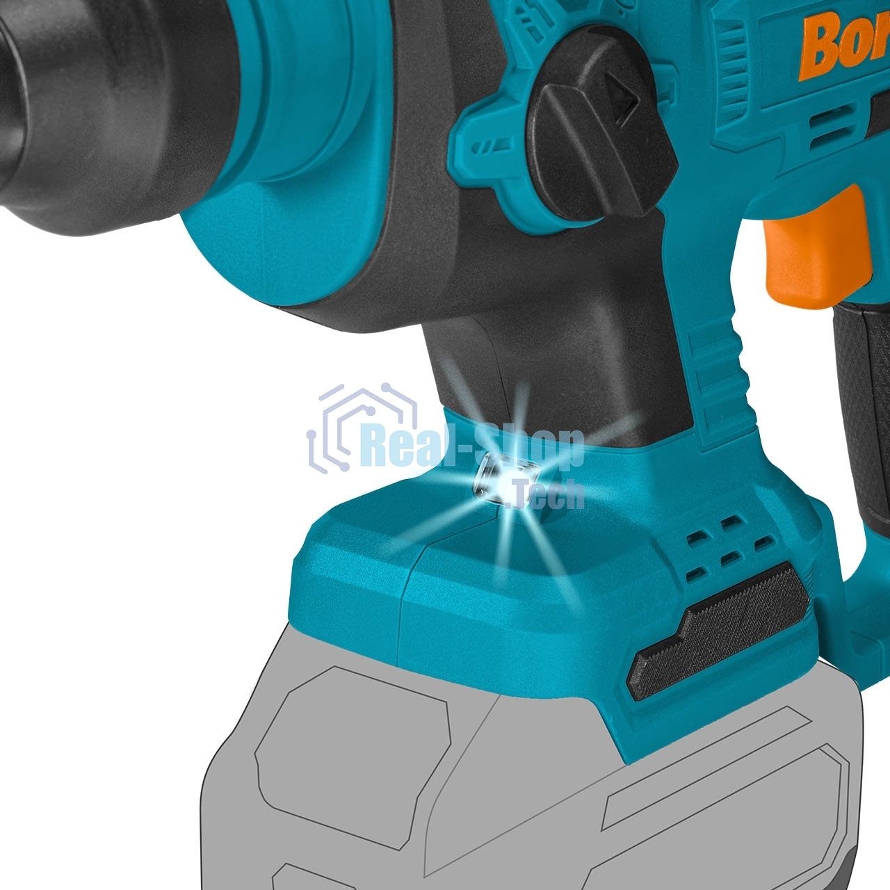 Перфоратор Bort BHD-18Li-XDK, SDS-plus, 18 В, 1,7 Дж, от аккумулятора