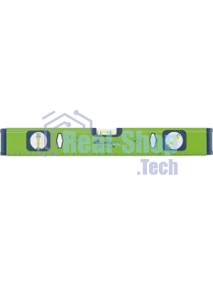 Уровень алюминиевый Сибртех УС-1,0-400, фрезерованный, 3 глазка, 400 мм