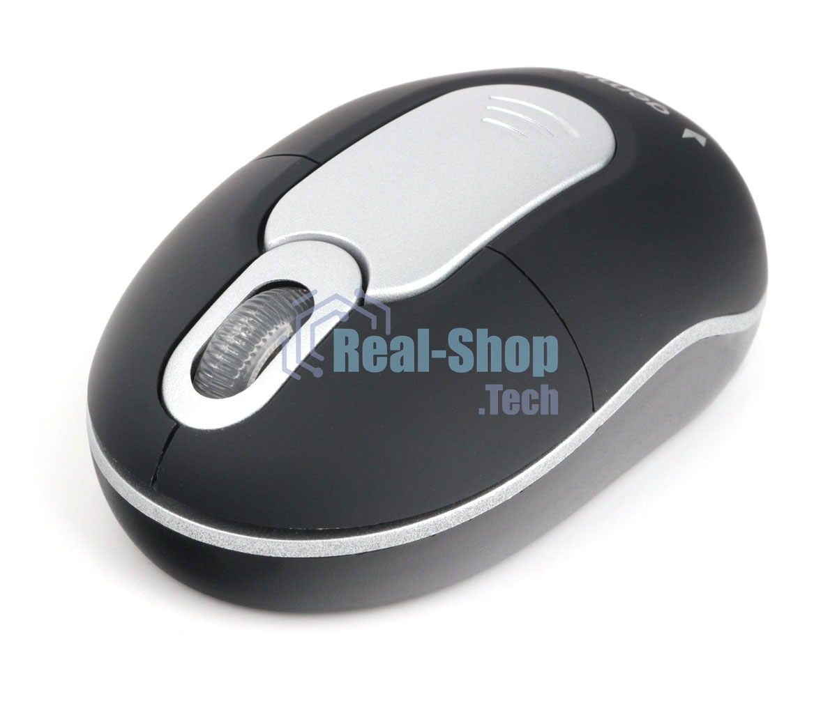Мышь беспроводная Gembird MUSW-600 черный, 1200 dpi, радиоканал, USB, кнопки - 3