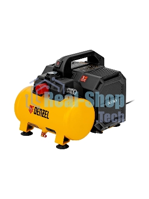Компрессор Denzel DLS750/6 безмасляный малошумный 750 Вт, 140 л/мин,ресивер 6 л