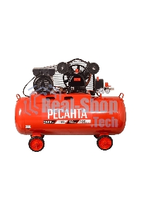Компрессор поршневой Ресанта КП-100/400Р масляный 400л/мин 100л 2500Вт красный/черный