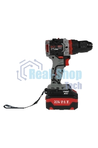 Дрель-шуруповерт аккумуляторная P.I.T. PSB20H-13D/3, Аккумуляторная, 20В, Ударная, Кейс