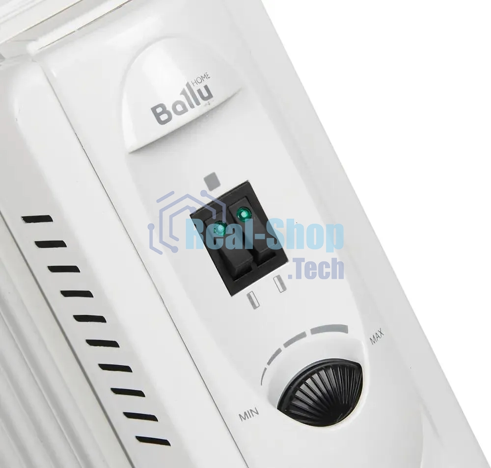 Обогреватель масляный Ballu Comfort BOH/CM-07WDN (7 секций) белый, 1500 Вт, 20 м2, термостат