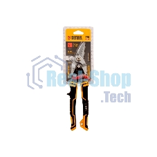 Ножницы по металлу Denzel 270 мм, прямой и левый рез,сталь-СrMo, трехкомп.рук-ки