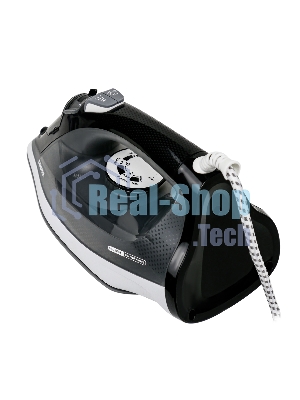 Утюг Centek CT-2307 черный/белый, 2800 Вт, 60 г/мин, 190 г/мин, 300 мл