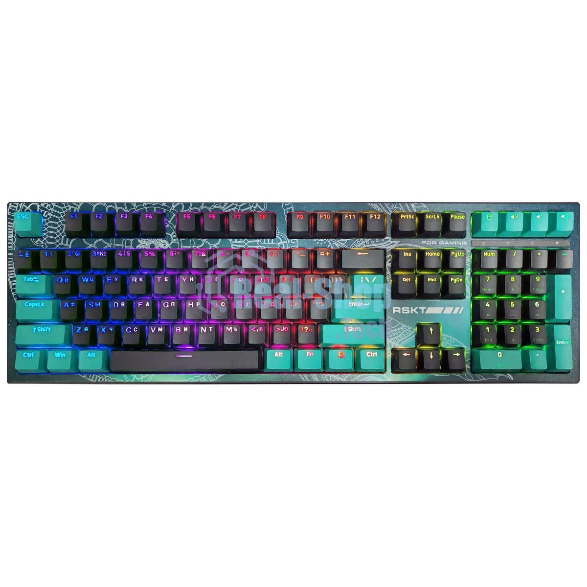 Клавиатура проводная Raskat KM002 UV GRAY