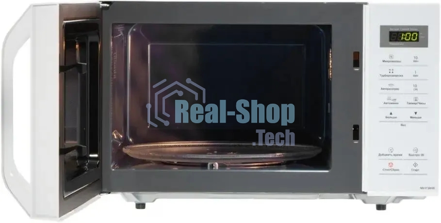 Микроволновая печь PANASONIC NNST34HWZPE белый, 25 л, 800 Вт, переключатели - сенсор