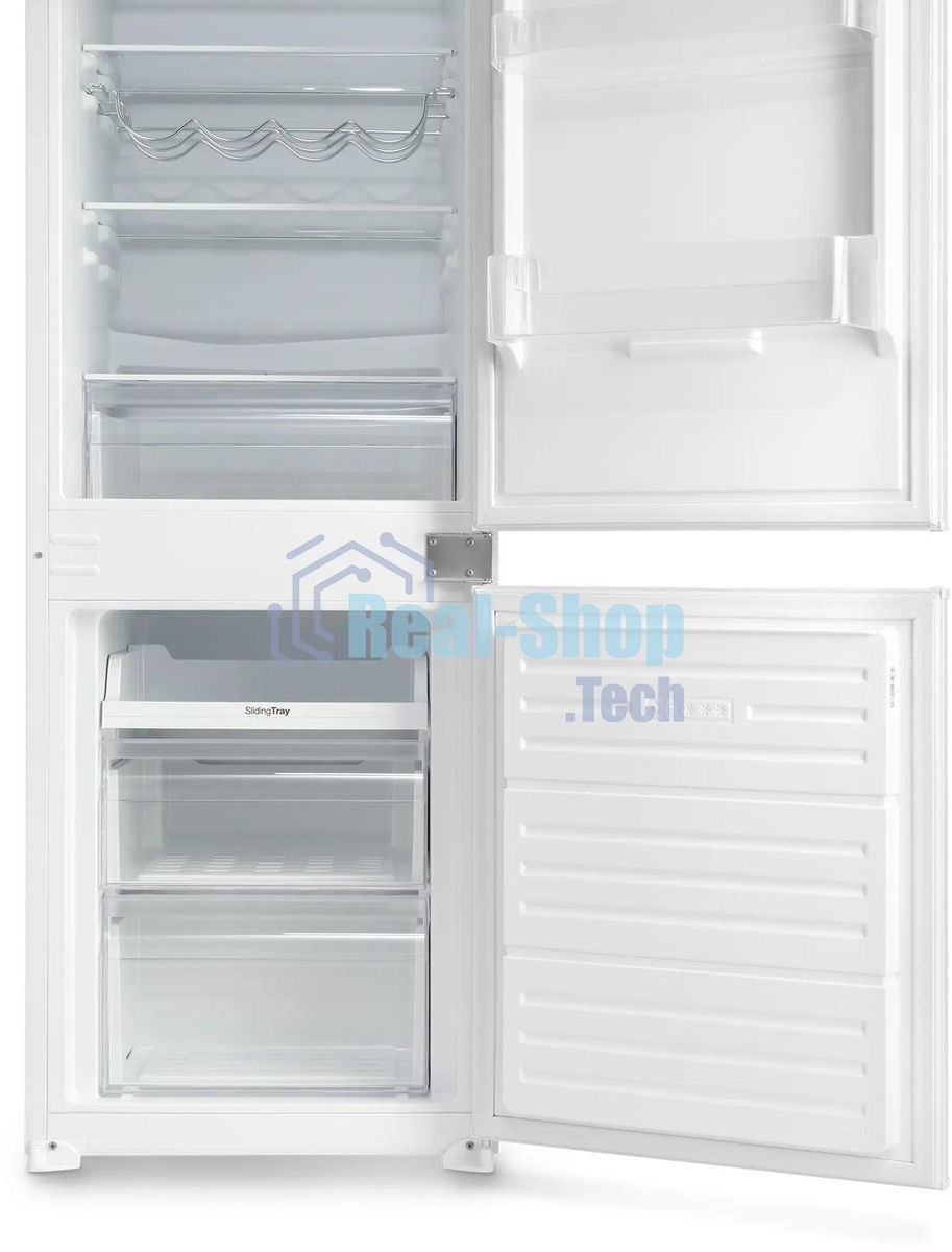 Встраиваемый холодильник Hyundai HBR 1771 2-хкамерн. белый