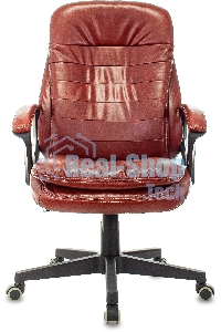 Кресло руководителя Бюрократ T-9950LT коричневый Boroko-37, искусственная кожа, крестовина пластик