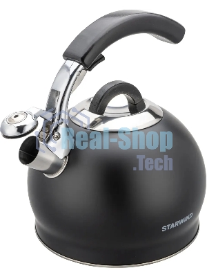 Чайник для плиты металлический Starwind Chef Concept 3 л. черный (SW-CH1510)