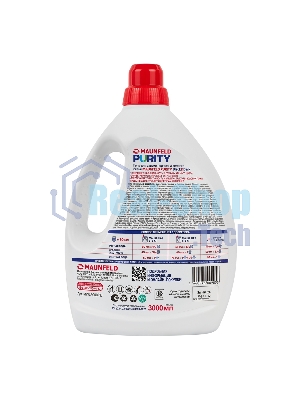 Гель для стирки Maunfeld Purity Black&Dark 3000 мл MWL3000PB