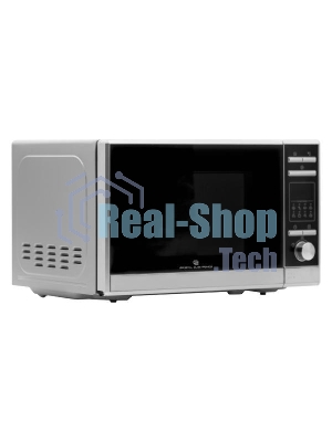 Микроволновая печь General Electronics GE DG420S атласное серебро, 20 л, 700 Вт, переключатели - сенсор, кнопки, поворотный механизм