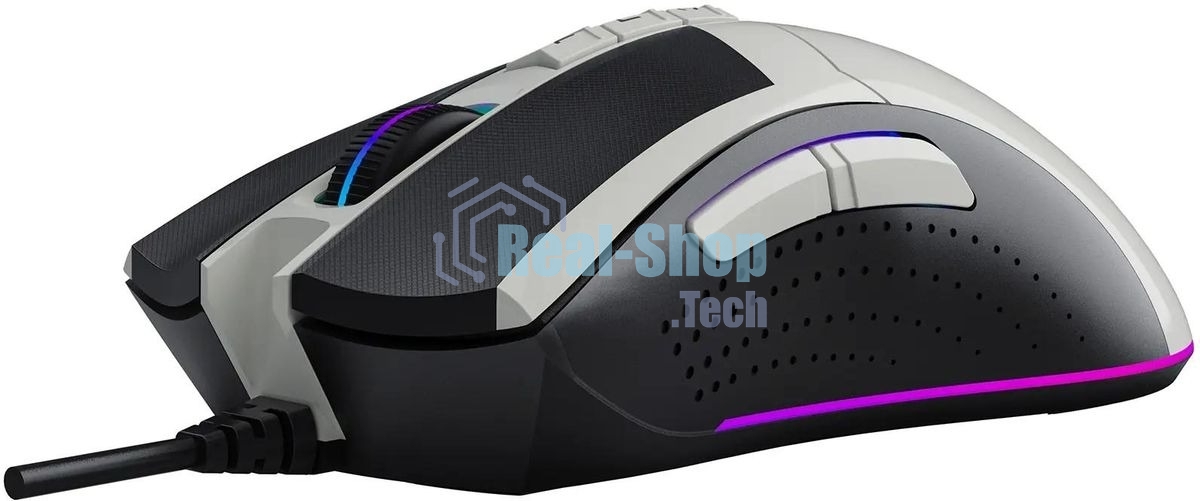 Мышь проводная A4Tech Bloody W90 Max белый/черный, 10000 dpi, USB, кнопки - 10