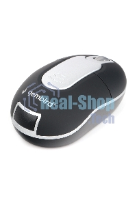 Мышь беспроводная Gembird MUSW-600 черный, 1200 dpi, радиоканал, USB, кнопки - 3