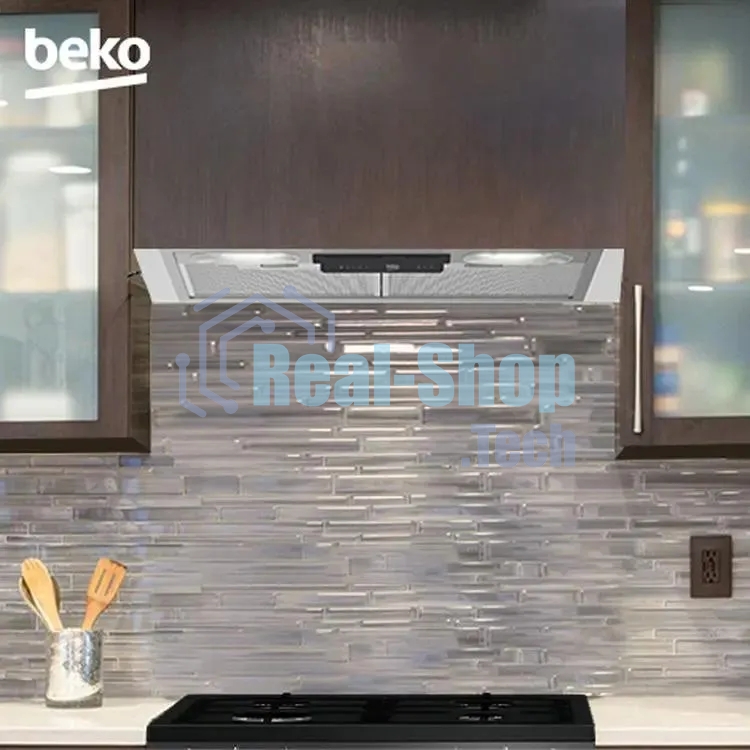 Вытяжка встраиваемая Beko HNU51311SH серебристый, 53 см, 381 куб. м/ч, 61 дБ