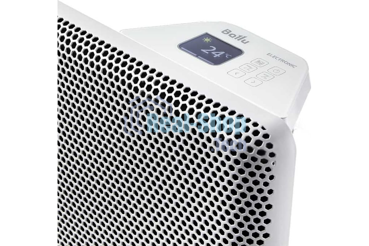 Обогреватель инфракрасный Ballu Apollo Infrared BIHP/A-1500 белый, микатермический, 1500 Вт, 20 м2, дисплей, термостат