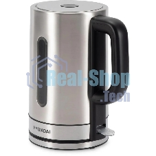 Чайник электрический Hyundai HYK-S2506 1.7 л, 2200 Вт, серебристый (корпус: металл)