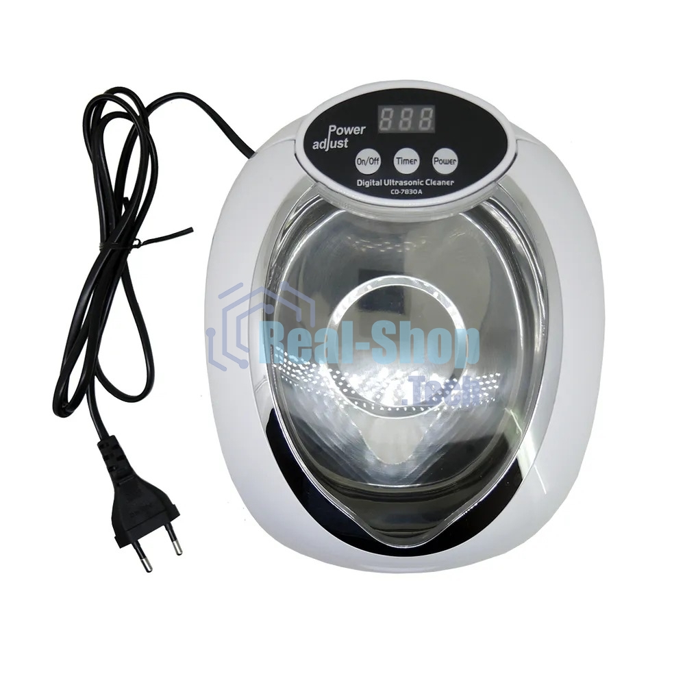 Ультразвуковая ванна Codyson CD-7830A белая, 0.75 л, 50 Вт