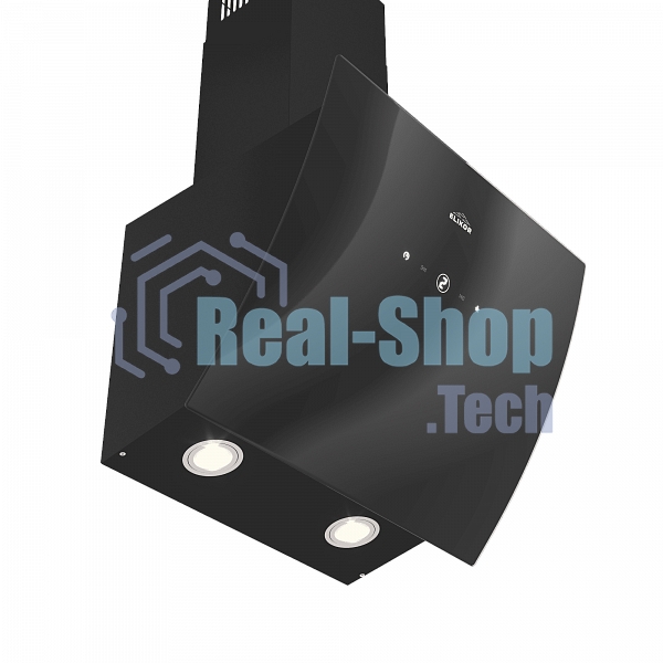 Вытяжка каминная Elikor Wave BK 50 черный, 50 см, 750 куб. м/ч, 56 дБ