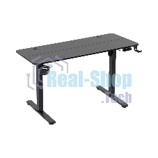 Стол игровой Defender компьютерный Saturn черн, регулир. высота 71-118 см