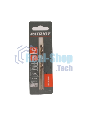 Сверло PATRIOT EXPERT по металлу, Р6М5К5, 5,2 мм, 1 шт в блистере