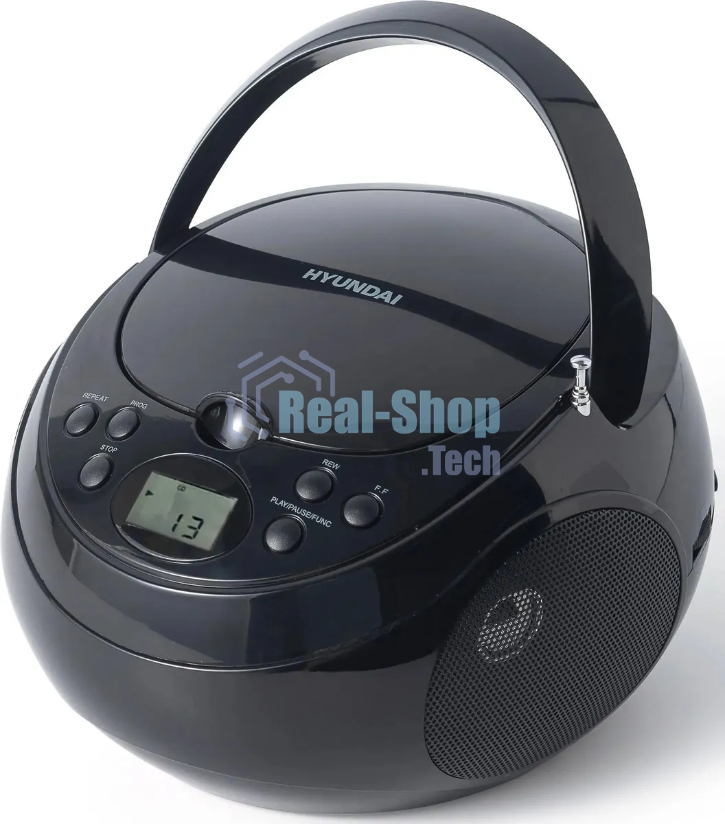 Аудиомагнитола Hyundai H-CD3300 черный 4Вт CD CDRW MP3 FM(dig)