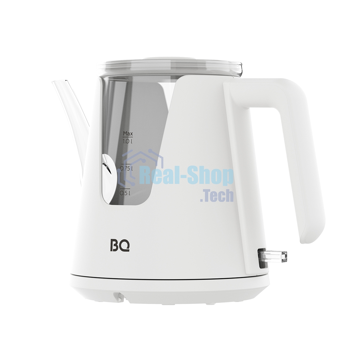 Чайник электрический BQ KT0046DW белый, 2200 Вт, 1л