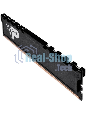 Оперативная память Patriot Signature Premium, DDR4, 8GB (1x8GB), 3200 MHz, CL22, с радиатором, чёрный
