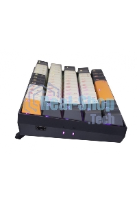 Клавиатура беспроводная Redragon Caraxes Pro, USB, Bluetooth/Радиоканал, черный