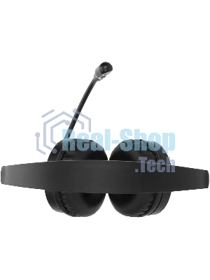 Гарнитура Oklick HS-M500 чёрный, проводная, USB