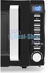 Микроволновая печь Hyundai HYM-D3034 черный/хром 20л 700Вт кнопки, поворотный механизм