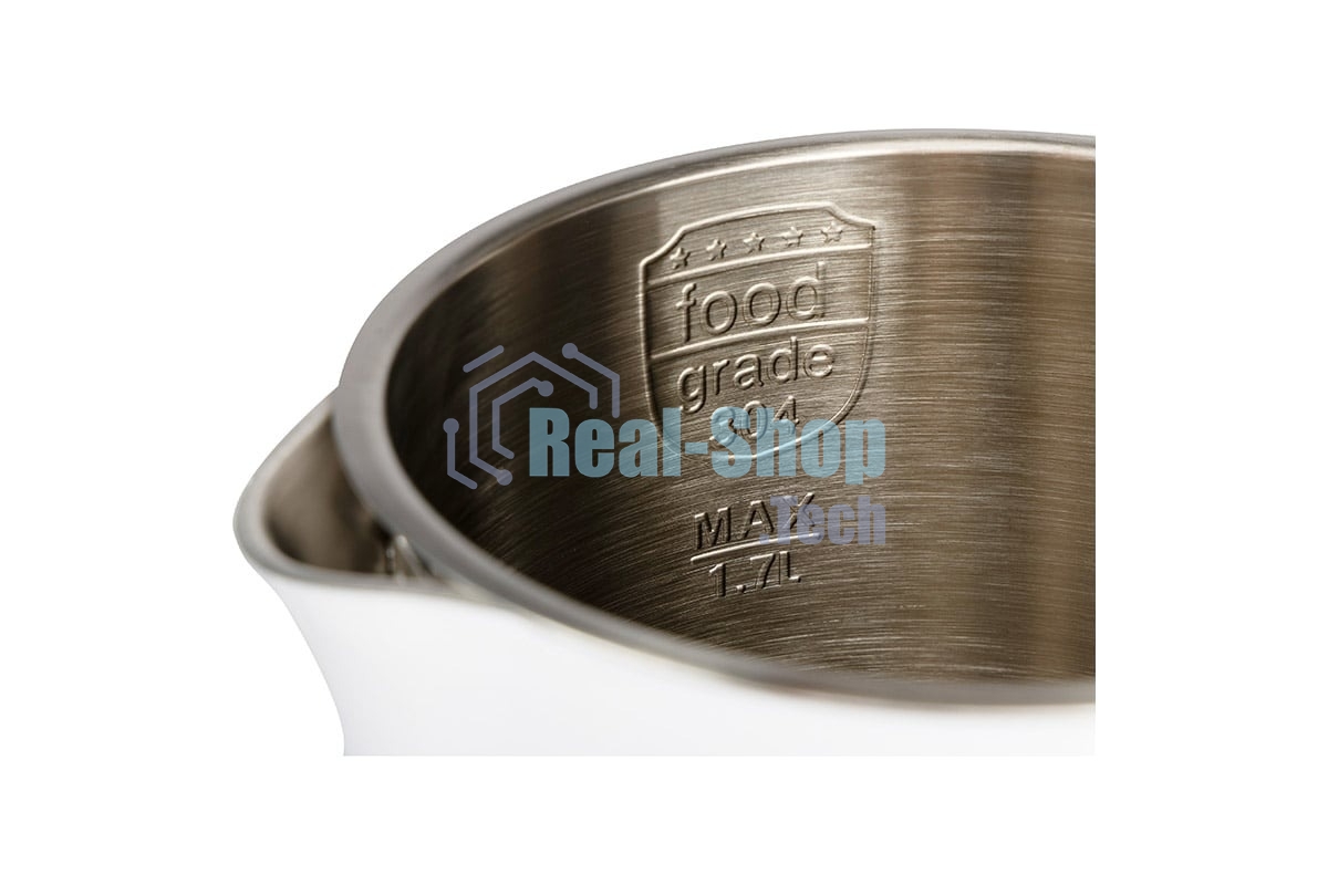 Чайник электрический Energy E-208 1.7л белый, двойной корпус