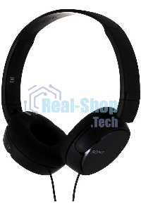 Гарнитура накладные Sony MDR-ZX310AP 1.2м черный проводные оголовье
