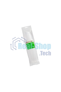 Нейлоновые стяжки Fortisflex КСС 4х300 мм белый 100 штук