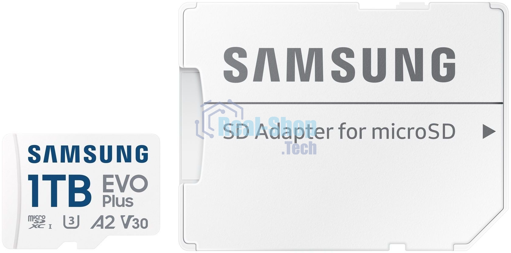 Флеш карта Samsung EVO Plus MicroSDXC MB-MC1T0SA/KR 1Tb A2 U3 V30 +SD Adapter