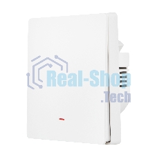 Выключатель HOMMYN настенный zigbee 1 клавиша (без нейтрали) SWZBNN01W