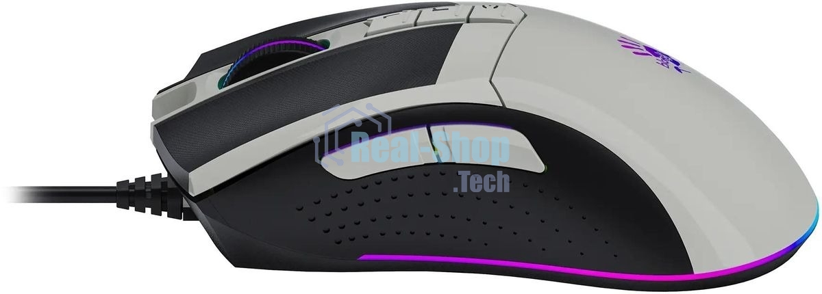 Мышь проводная A4Tech Bloody W90 Max белый/черный, 10000 dpi, USB, кнопки - 10