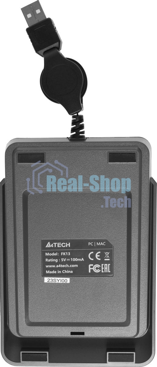 Числовой блок проводной A4Tech Fstyler FK13, USB, серый