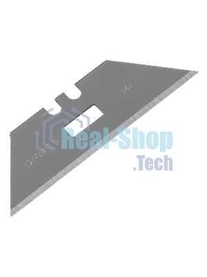 Лезвия Gross 79377, 19 мм, SK2 Black, трапециевидные, выдвижной пластиковый пенал, 10 шт.