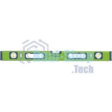 Уровень алюминиевый Сибртех УС-1,0-600, фрезерованный, 3 глазка, рукоятки, 600 мм
