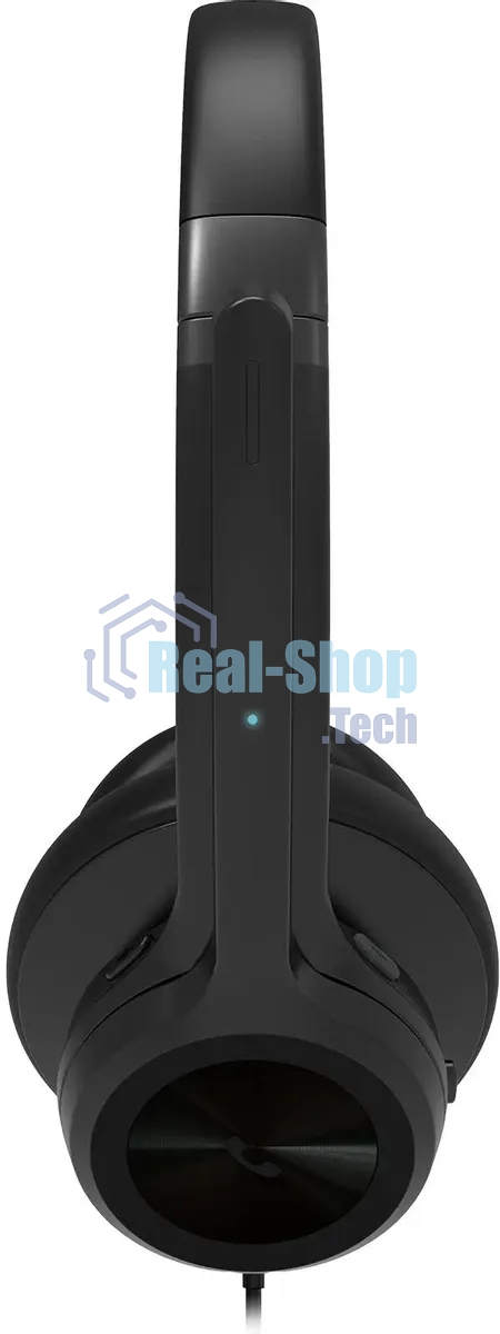 Гарнитура проводная с микрофоном Оклик HS-L800 черный накладные оголовье (1978719)