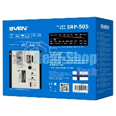 Радиоприемник белый SVEN SRP-505 (4 Вт, FM/AM/SW, USB, SD/microSD, Bluetooth, 1200 мАч)