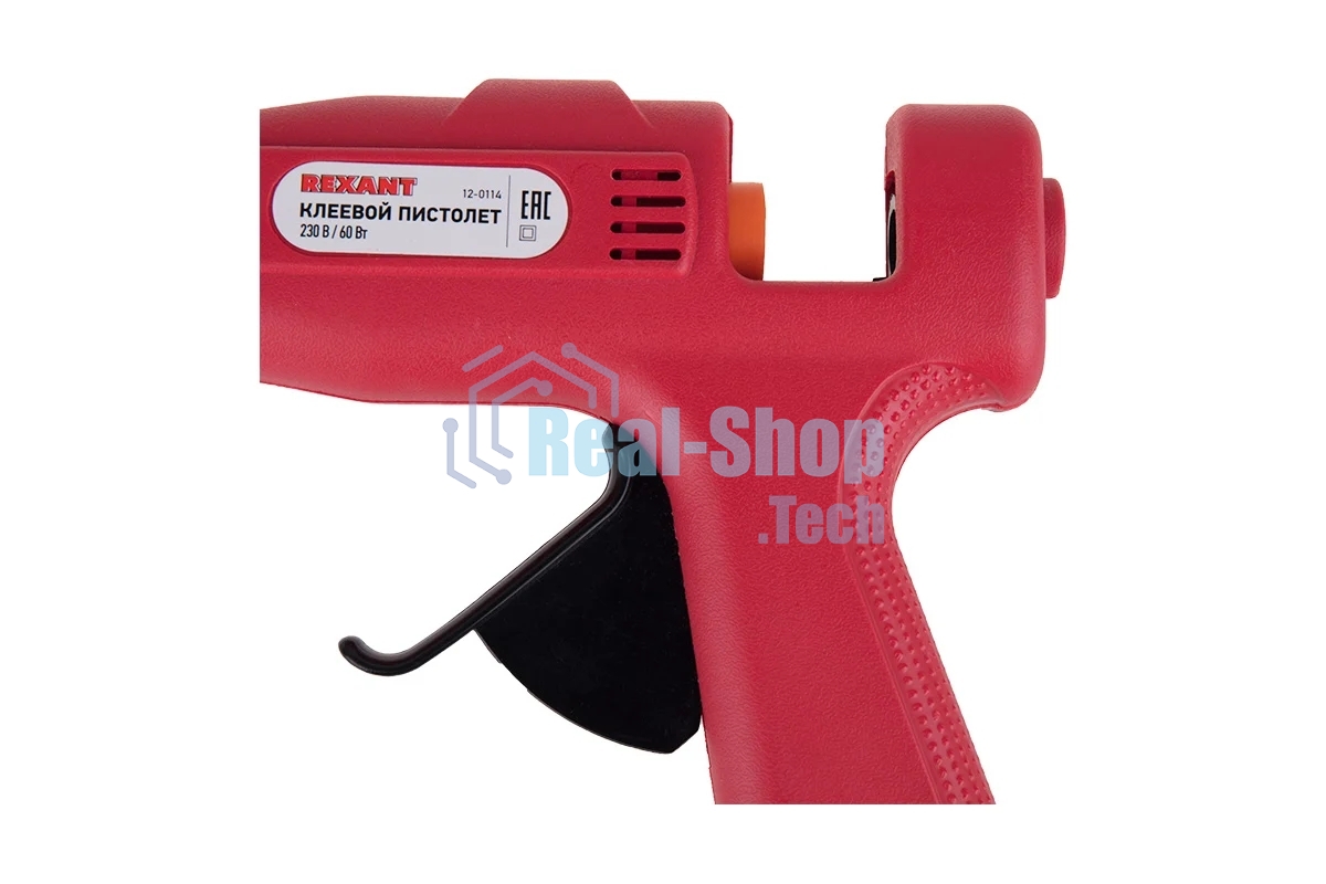 Клеевой пистолет Rexant 60 Вт O 11 мм С КНОПКОЙ (блистер)